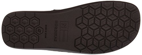 Nordikas Top Line 236, Zapatillas de Estar por casa con talón Abierto Hombre, Marrón (Moka), 43 EU