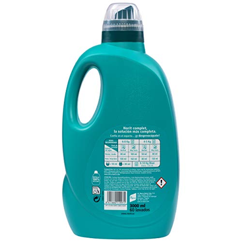 NORIT Complet - Detergente Líquido 60 lavados 3.000 ml