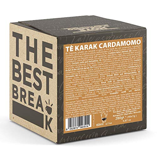 Note d'Espresso - Chai Karak Cardamom Tea - Cápsulas para las Cafeteras NESPRESSO* - 40 caps