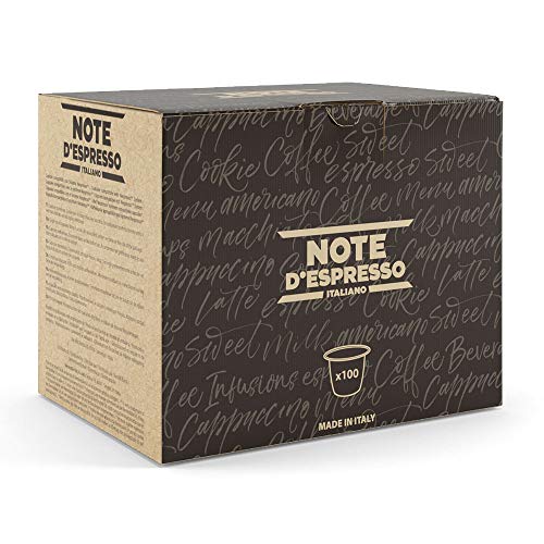 Note d'Espresso - Crème Brûlée - Cápsulas compatibles con Cafeteras NESPRESSO - 100 caps