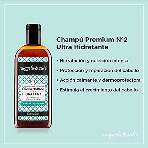 Nuggela & Sulé Champú Nº2 Ultra Hidratante 250ml - Formato Champú-crema Ultra Hidratante. Para Cabellos Secos O Muy Secos