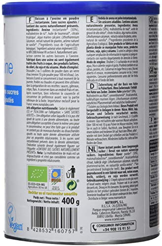 NUTRIOPS Ecomil Avena Calcio, 400 Gramos