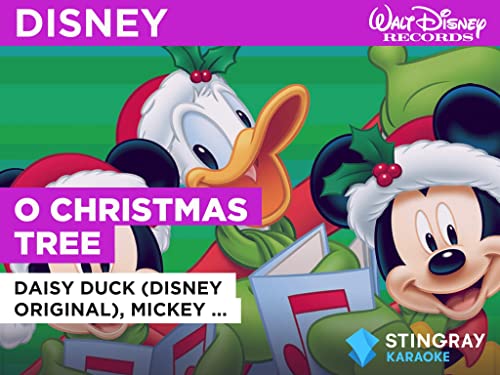 O Christmas Tree in the Style of Daisy Duck (Disney Original), Mickey Mouse (Disney Original) & Ludwig Von Drake (Disney Original)