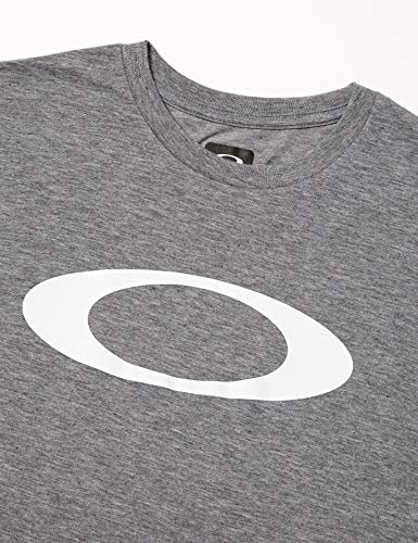 Oakley Mens O- Bold Ellipse Camisa, Athletic Heather Grey, S para Hombre