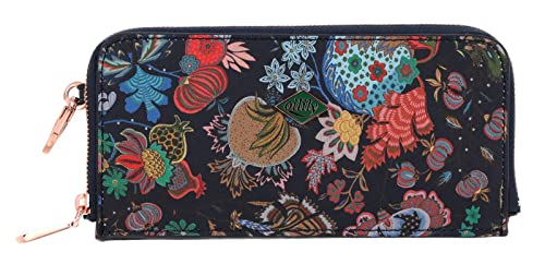 Oilily Amelie Sits Card Zip Wallet L Black Iris