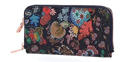 Oilily Amelie Sits Card Zip Wallet L Black Iris