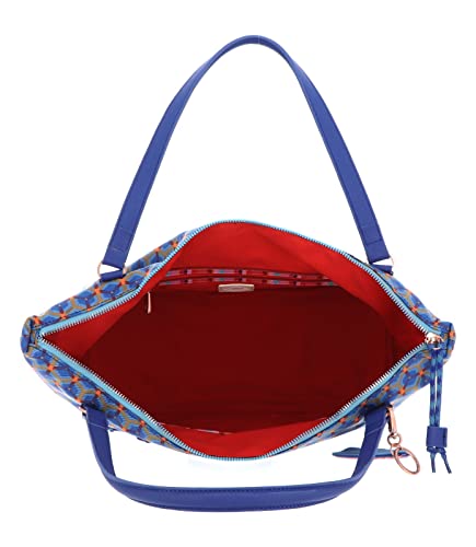 Oilily Honey Comb Shopper Ultramarine