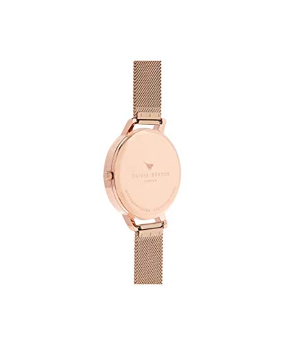 Olivia Burton Reloj Analógico para Mujer de Cuarzo con Correa en Acero Inoxidable OB16VM15