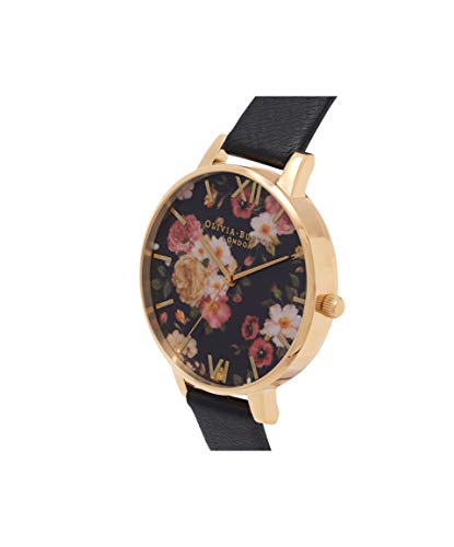 Olivia Burton Reloj Analógico para Mujer de Cuarzo japonés con Correa en Cuero OB14WG01