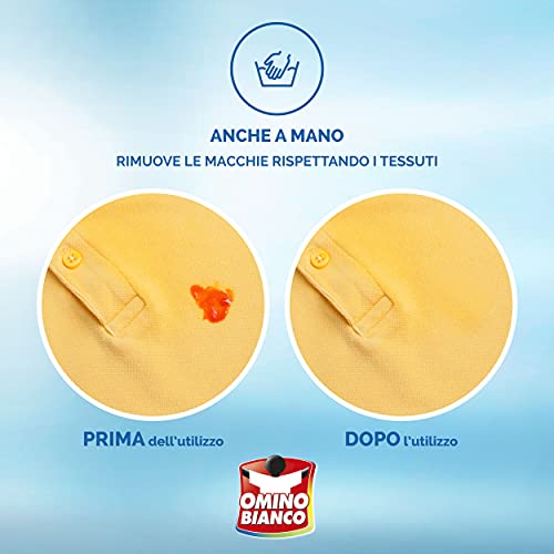 Omino Bianco – Aroma almizcle blanco, Detergente a mano y lavadora – 1000 ml