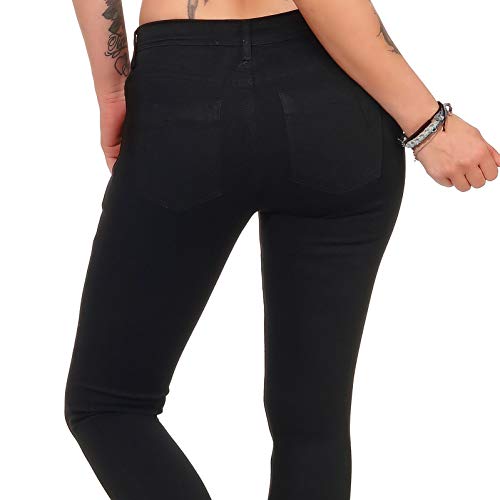 Only Onlcarmen Reg SK Black4ever Soo1796 Noos Vaqueros Skinny, Negro (Black Denim Black Denim), W27/L30 para Mujer