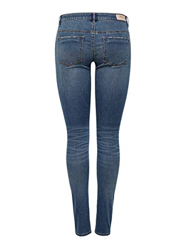 Only Onlcoral Superlow SK JNS BB Crya041 Noos Vaqueros Skinny, Azul (Dark Blue Denim Dark Blue Denim), 36/L30 (Talla del Fabricante: 28) para Mujer