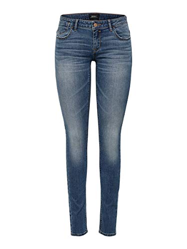 Only Onlcoral Superlow SK JNS BB Crya041 Noos Vaqueros Skinny, Azul (Dark Blue Denim Dark Blue Denim), 36/L30 (Talla del Fabricante: 28) para Mujer