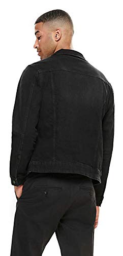 Only & Sons Onscoin Jacket PK 0453 Noos Chaqueta Vaquera, Negro (Black Denim Black Denim), Small para Hombre