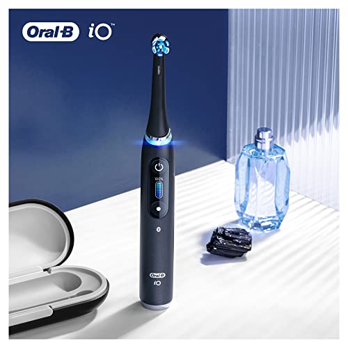 Oral-B iO Ultimate Clean Recambios Cepillo de Dientes Eléctrico, Pack de 2 Cabezales, Negro - Originales