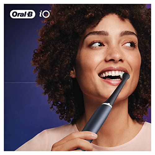 Oral-B iO Ultimate Clean Recambios Cepillo de Dientes Eléctrico, Pack de 2 Cabezales, Negro - Originales