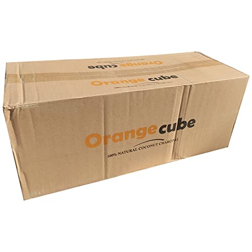 Orange Cube - Carbón de coco para shisha (20 kg, carbón para pipa de agua)