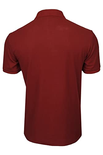 Original Pengun Small Logo Polo Shirt Camisa, Granate, M para Hombre