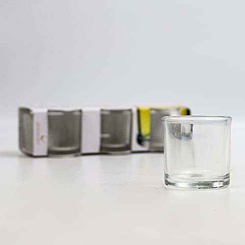 Pack 6 Unidades · Vasos chupito Corto 4cl personalizados con el Nombre que desees · Vaso Chupito Transparente · ideal para Hostelería y uso Particular