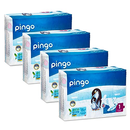 Pack ahorro Pañales T1 (recién nacido) Pingo 108 Uds