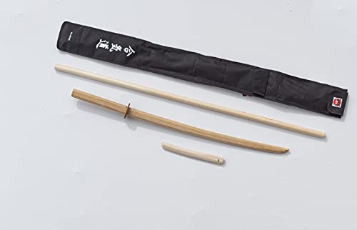 Pack Aikido Chene Boken jo Tanto y funda de ratán