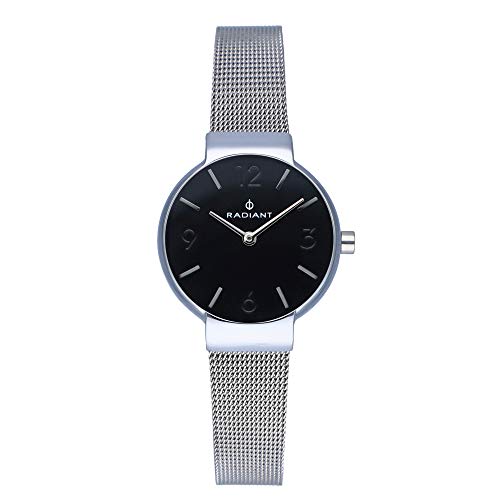 Pack de Reloj analógico para Mujer y Pulsera de Actividad de Regalo. Colección Elsa de la Marca Radiant. Referencia RA528604. Tamaño 30mm. Pulsera de Actividad en Color Negro.