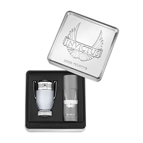 Paco Rabanne Invictus Set homme/hombres, Eau de Toilette Vaporisateur/spray de 100 ml, desodorante vaporizado/spray 150 ml, 1 paquete (1 x 250 ml)