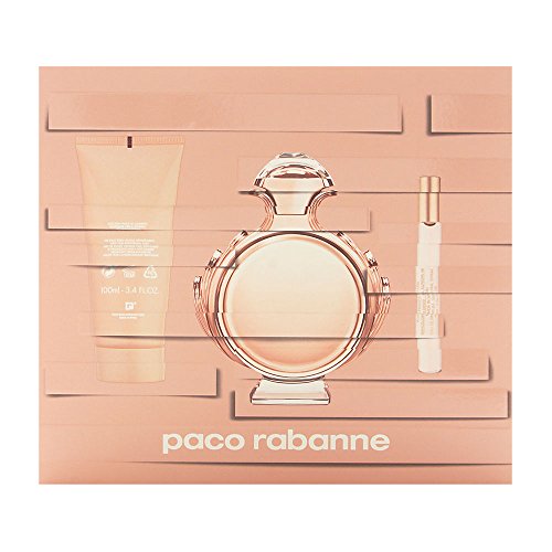 Paco Rabanne Olympea Confezione Regalo 80ml Eau De Parfum + 100ml Lozione Corpo + 10ml Eau De Parfum Spray da Viaggio