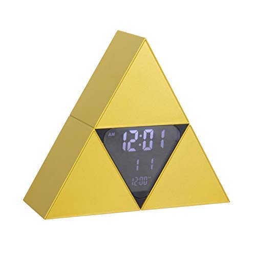 Paladone Legend of Zelda Triforce Alarm Clock, Estándar