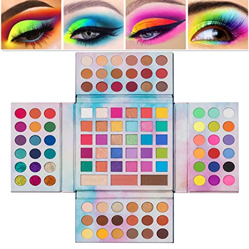 Paleta de sombras de ojos BEAUTY GLAZED, 105 colores mate, brillo, sombra de ojos, paleta de maquillaje, pigmentos, resaltadores, contorno en polvo, todo en uno