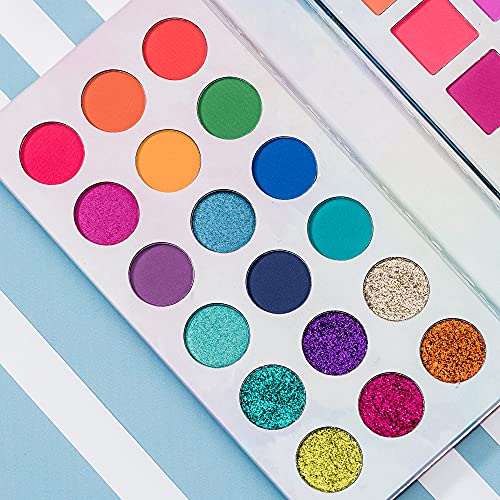 Paleta de sombras de ojos BEAUTY GLAZED, 105 colores mate, brillo, sombra de ojos, paleta de maquillaje, pigmentos, resaltadores, contorno en polvo, todo en uno