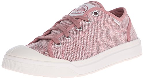 Palladium Pallarue TX - Zapatillas de Esmoquin para Mujer, Rojo (Rosa Añejado), 34 EU