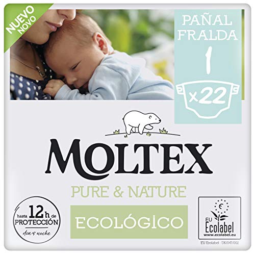 ?Pañales T1 (2-5kg) Moltex Pure & Nature 22 Uds