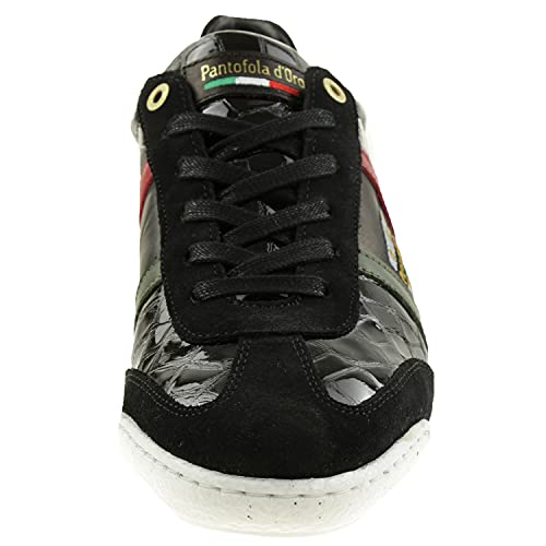 Pantofola d'Oro Low Fortezza Uomo Low - Zapatillas deportivas para hombre, Black 10213042 25y, 44 EU