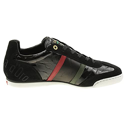 Pantofola d'Oro Low Fortezza Uomo Low - Zapatillas deportivas para hombre, Black 10213042 25y, 44 EU