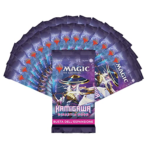 Paquete de Sobres de expansión Magic: The Gathering Kamigawa: Dinastia Neon, 30 Sobres (versión Italiana)