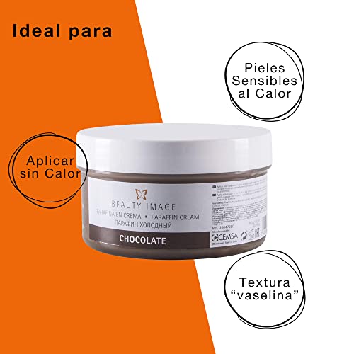 Parafina para Manos y Pies en Crema. Tratamiento para Artritis y Dolores Musculares. Piel Hidratada y Tersa. Beauty Image - Floral (250ml)