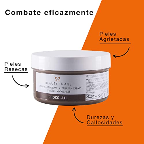 Parafina para Manos y Pies en Crema. Tratamiento para Artritis y Dolores Musculares. Piel Hidratada y Tersa. Beauty Image - Floral (250ml)