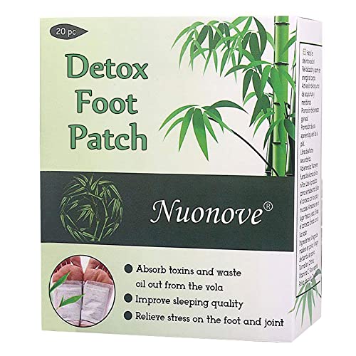 Parches para Pies Parches Para Pes Parches Pies Desintoxicantes Alivio del Dolor, Parches de Bambú, Eliminan Toxinas Cuerpo Mejoran Sueño, 20PC