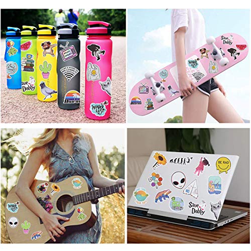 Pegatinas Graffiti 100-PCS, Stickers Vinilo Calcomanías Pegatina para Portátiles, Automóviles, Motocicletas, Bicicletas, Monopatines, ParedCoche, Snowboard