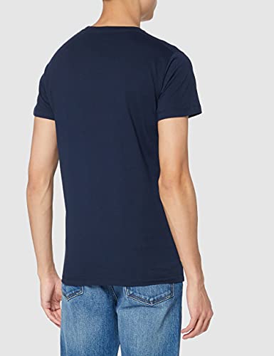 Pepe Jeans Eggo PM500465 Camiseta, Azul (Navy 595), M para Hombre