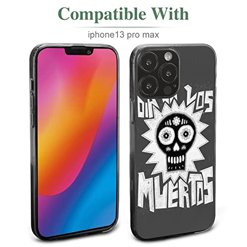 Personalizar TPU Móviles Fundas y Accesorios Texto Impreso Arte Cráneo Divertido Diseño para iPhone13 Pro Max Regalo de Cumpleaños para Niños Niñas Amigos Familia Marido Esposa