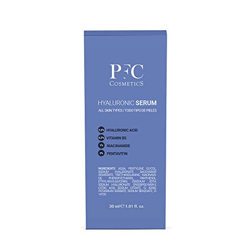 PFC Cosmetics - Serum Facial Hyaluronic HA + 30ml - Acción Ultra Hidratante y Antiarrugas - Efecto Glass Skin para una Piel más Jugosa