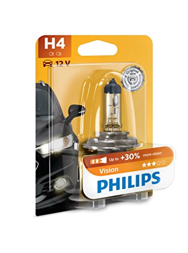 Philips 12342PRB1 Vision - Bombilla H4 para faros delanteros (12 V, 60-55 W)