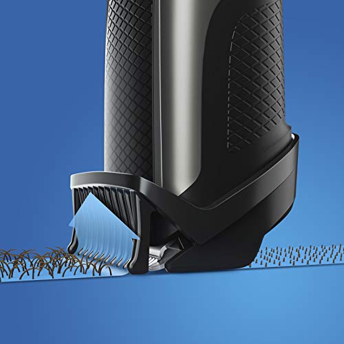 Philips Barbero Serie 5000 BT5515/15 - Recortadora de barba con 40 posiciones de longitud, resistente al agua y cuchillas metálicas autoafilables