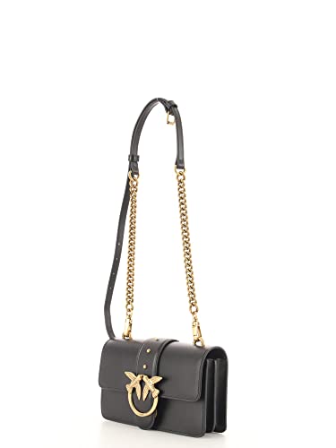 Pinko Love Mini Icon Simply Bandolera Negro