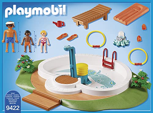 Playmobil- Family Fun Piscina con Accesorios, Multicolor, Talla Única (Geobra Brandstätter 9422)