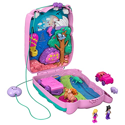 Polly Pocket Bolso y Cofre 2 en 1 con Forma de Koala, con muñecas, Mascotas y Accesorios, Juguete +4 años (Mattel GXC95)