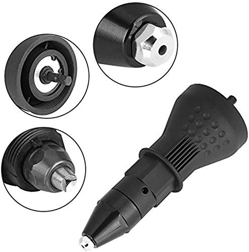 Pop Insert Nut Adaptor Detachable Electric Riveting Drill Adapter Electric Rivet Gun Cordless Riveting Riveter Insert Tool