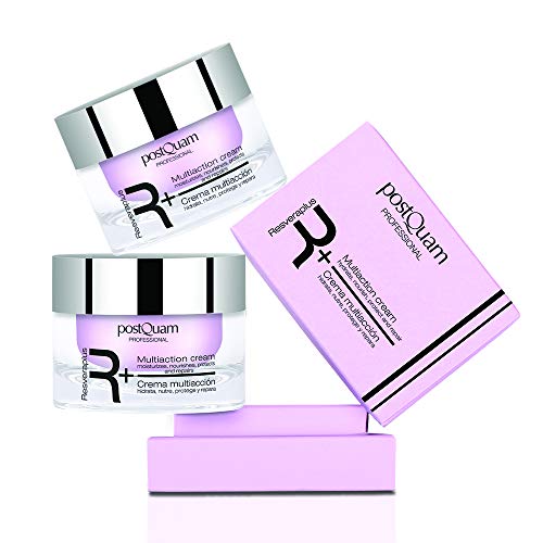 Postquam - Resveraplus | Pack Antiedad - 2x Crema Antiedad Hidratante - Rosa Mosqueta, Aloe Vera, Extracto de Vid - Crema Antiarrugas